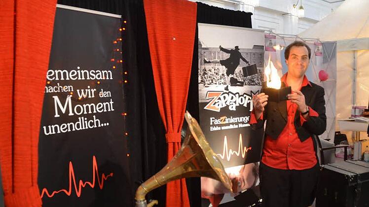 Breit gefächert war das Angebot auf der Bad Kissinger Hochzeitsmesse.  Foto: Peter Rauch