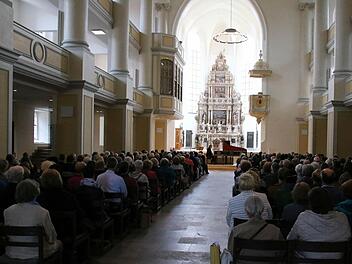 Großen Anklang beim Publikum fand die Reihe "Musik zur Marktzeit" in der Coburger Morizkirche.  Foto: Archiv/Jochen Berger