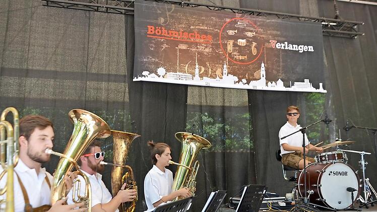 Es gibt sie erst seit heuer: "Böhmisches Verlangen". Am Samstag spielen sie nochmal.  Fotos: Bernhard Panzer