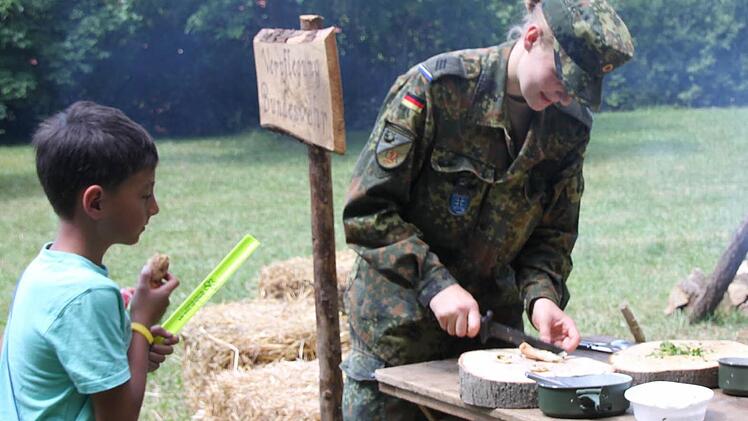 Essen aus der Feldküche.