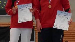 Die Synchron-Sieger Steffen Nowak (links) und Maximilian Klaus.