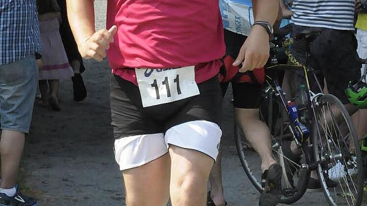 Thomas Limmer war Schnellster aus dem Projekt "Jeder kann Triathlon". Foto: Karl Heinz Weber