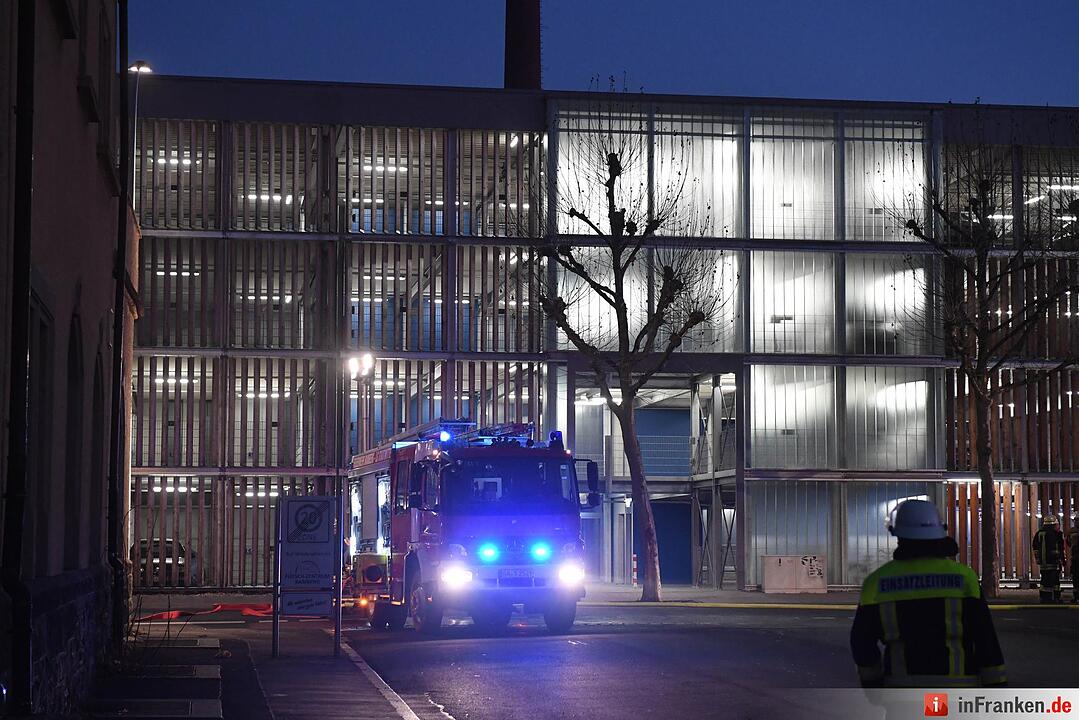 Brand am Silvesterabend in Bamberg