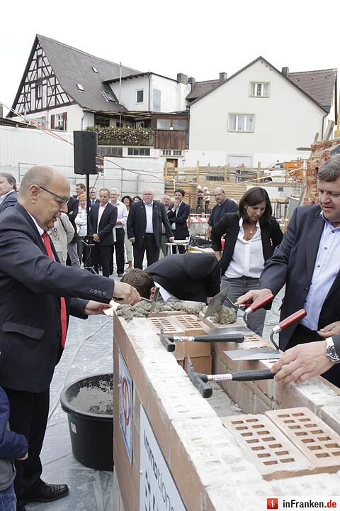 Forchheim: Brauhaus Grundsteinlegung