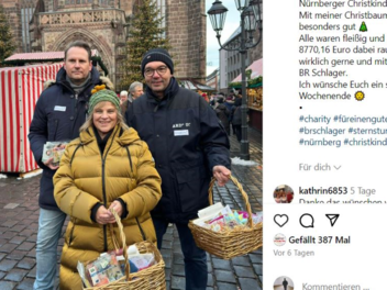 Schlager-Star Nicki besucht Nürnberger Christkindlesmarkt - Fans begeistert