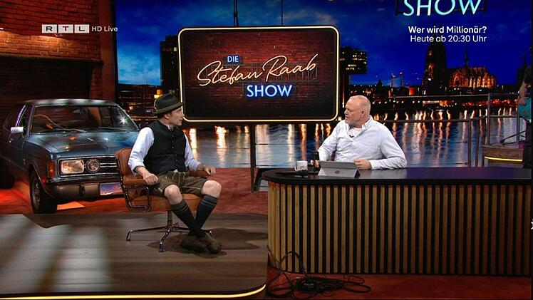 In der ersten Folge von Stefan Raabs neuer Show war Michael "Bully" Herbig zu Gast.