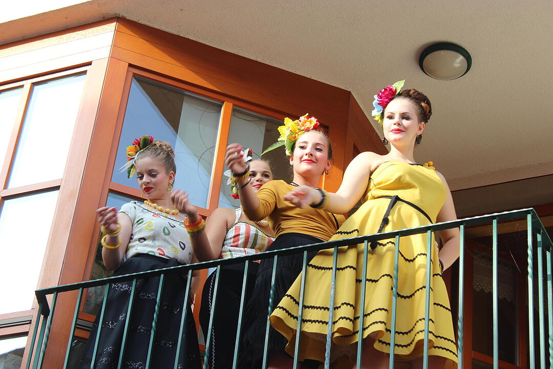 Modenschau im Freihof