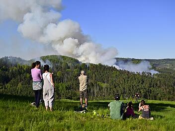 Waldbrand im Nationalpark B&ouml;hmische Schweiz
