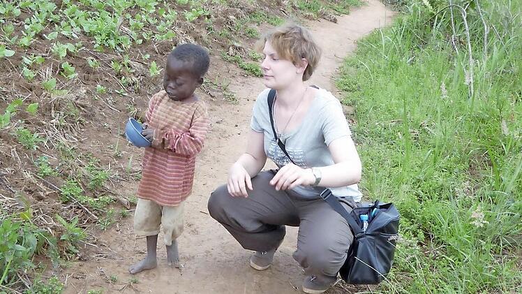 Der kleine January kann wegen seiner Sichelzellenanämie kaum laufen.
