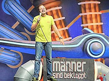 Mario Barth bei seinem Auftritt in der Brose-Arena Fotos: RiegerPress
