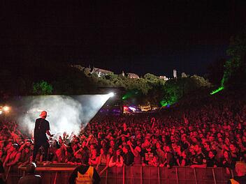 Der Samstag auf dem Taubertal-Festival war insgesamt ruhig - nur ein Nackter st&ouml;rte die Idylle.Foto: Sebastian Goe&szlig;/Taubertal-Festival.de