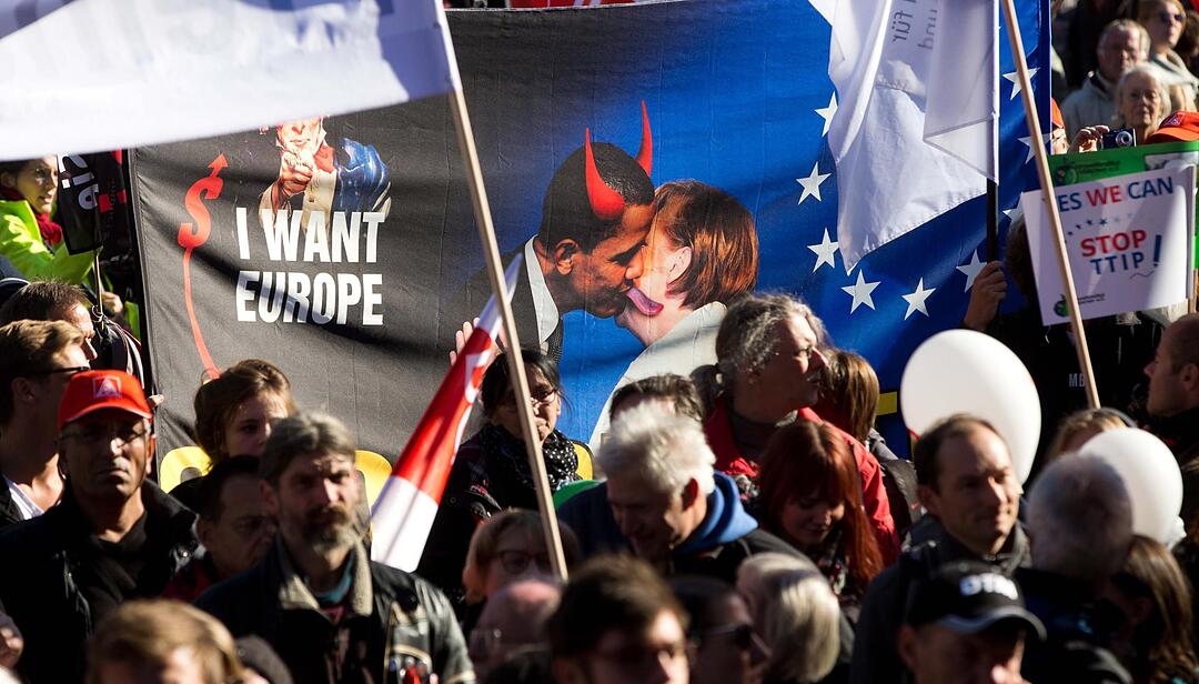 Demonstration gegen TTIP und Ceta