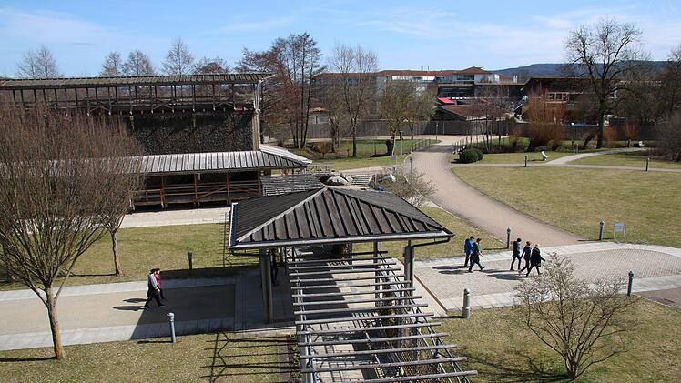 Von einem Gradierwerk hinabgeblicktMatthias Einwag