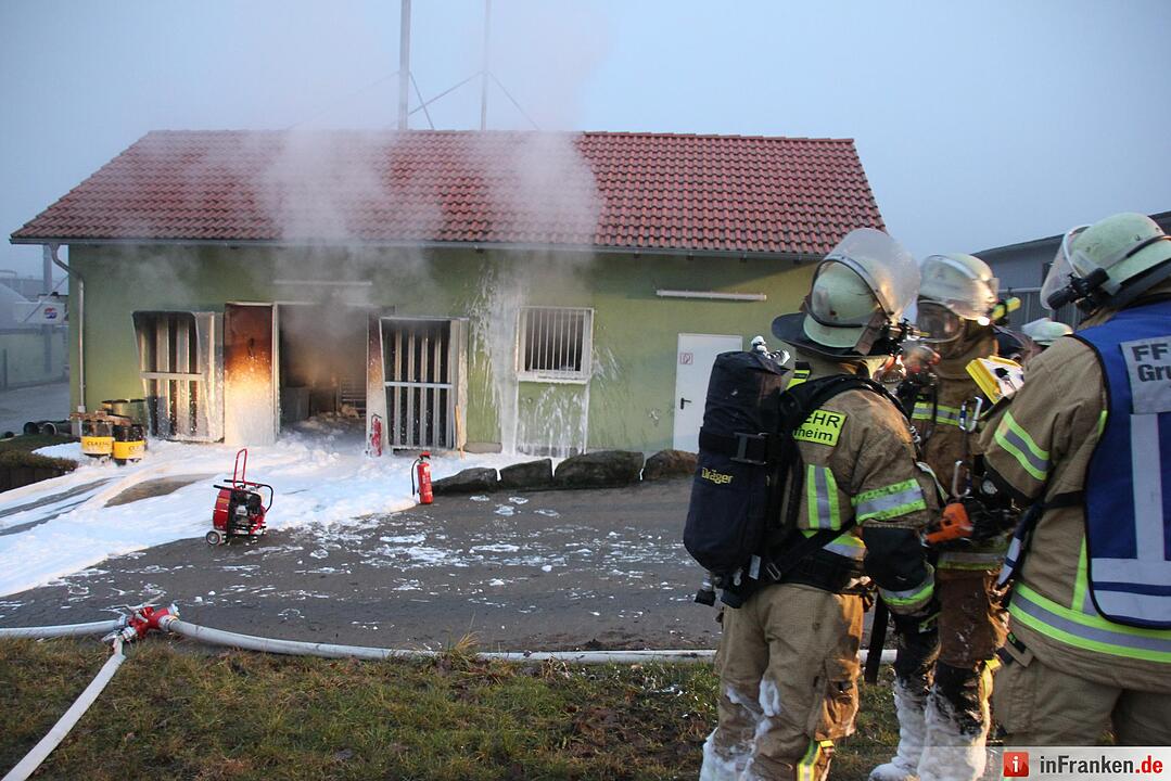 Biogasanlage brennt im Kreis Haßberge: 17 Häuser nun ohne Heizung