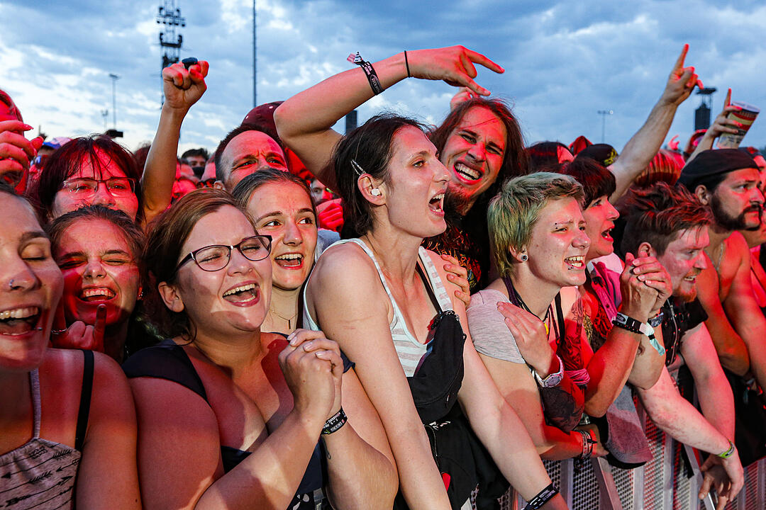 Rock im Park 2019: Regen und Sturm beim Auftritt der Ärzte
