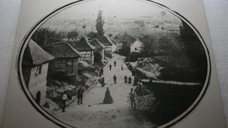Historische Aufnahme des Kellerbergs aus 1875