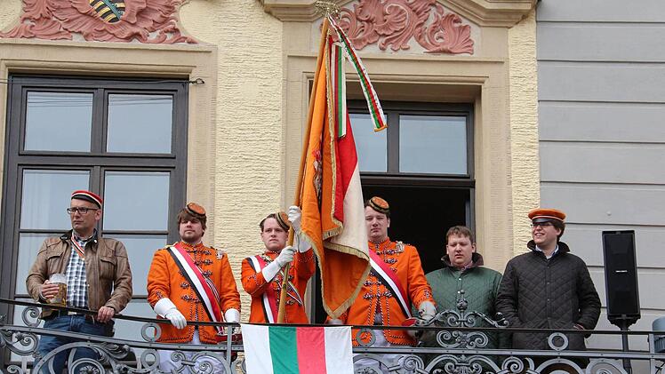 Die Chargierten der Munichia zu Bayreuth.