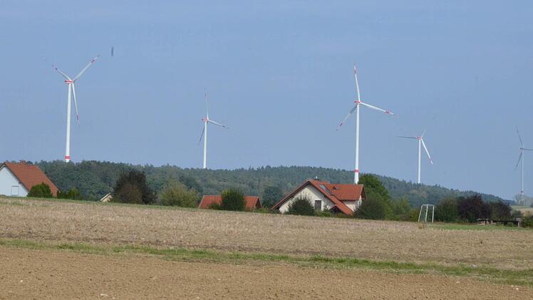Die Windräder auf dem Kraiberg stehen still. Foto: Rainer Lutz