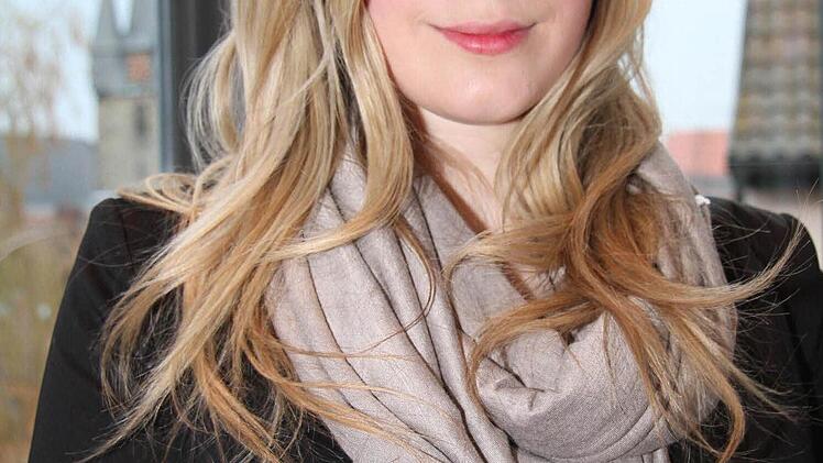 Nina Schunk aus Rödental ist frischgebackene Bankkauffrau.