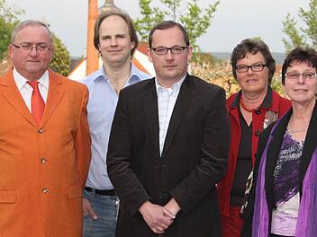 Rudolf Röder, Christian Zwanzger, Bernd Hümmer, Hildegard Mestel und Annamaria Kaag (v. l.) sind aus dem Uehlfelder Gemeinderat ausgeschieden. Fotos: Sonja Werner