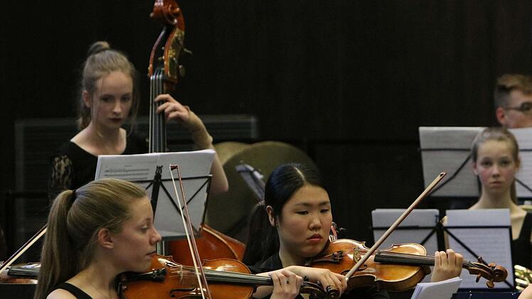 Impressionen vom Gastspiel des Jugend-Symphonieorchester Oberfranken in FrohnlachFoto: Jochen Berger