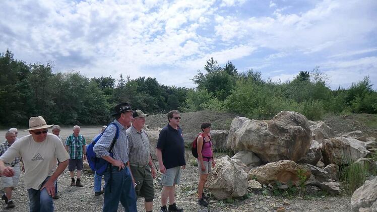 Millionen Jahre alt soll das Kalzidgestein aus dem Steinbruch sein.