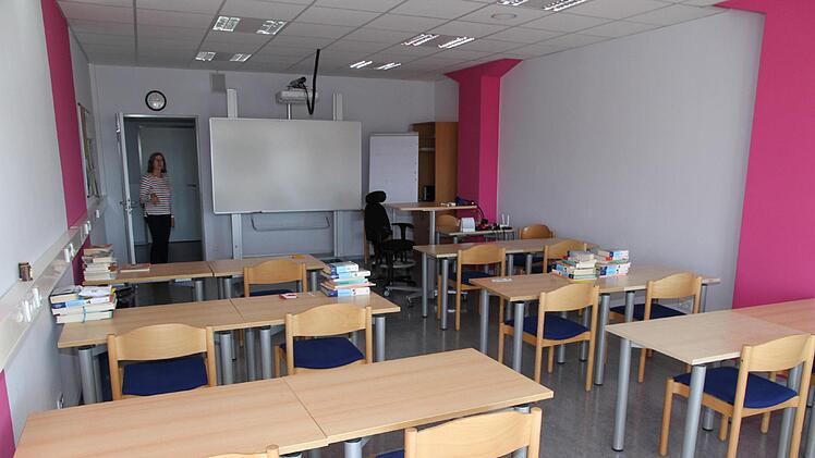 Ein Klassenzimmer der Dr.-Wiesent-Schulen Foto: Mathias Erlwein
