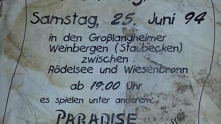 Das Plakat der allerersten Panik-Party ist heute Kult.
