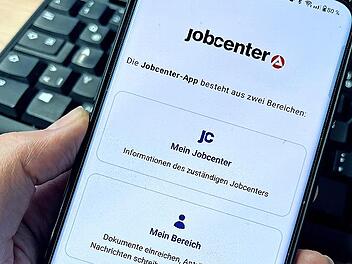 Mit der Jobcenter-App können Termine von zuhause aus vereinbart werden.