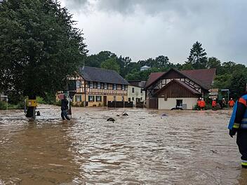 Bad Staffelstein: Gasthof zum Anker nach Unwetter geschlossen - "wegen Bergrutschgefahr"