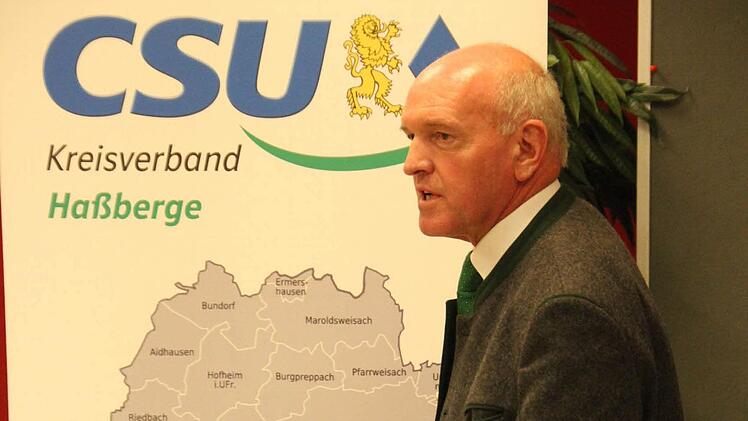 Thomas Habermann gewinnt das Direktmandat im Stimmkreis Haßberge/Rhön-Grabfeld bei der Bezirkstagswahl. Der Landrat aus dem Nachbarlandkreis holte die meisten Erststimmen.  Foto: RK (Archiv)