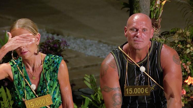 Jenny Elvers und Thorsten Legat bei der Abschlusszeremonie.