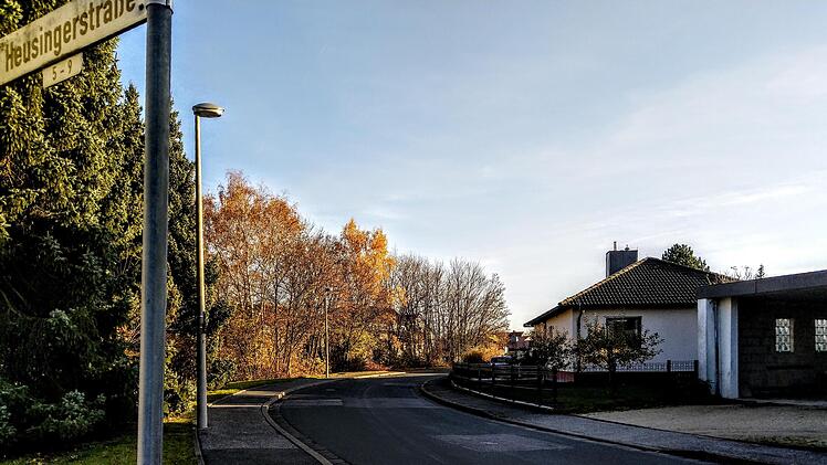 Blick in die Heusingerstraße in Neustadt