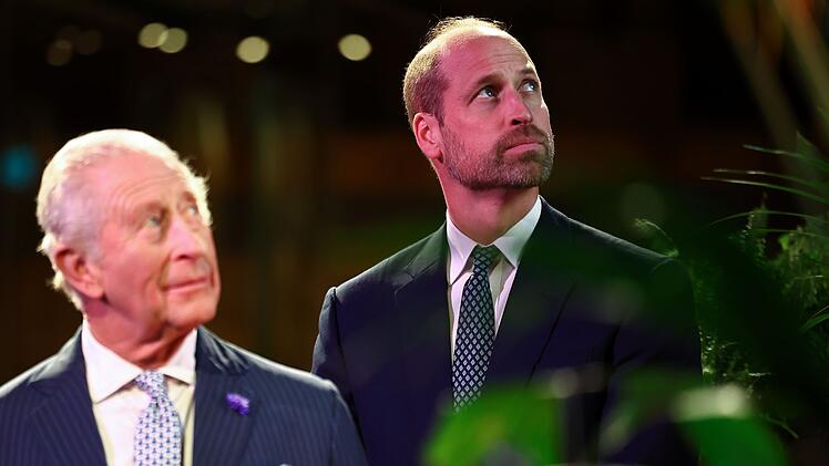 Charles III. (l.) und Prinz William