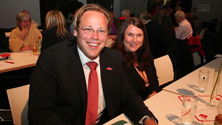 Christian Pech und seine Verlobte Claudia