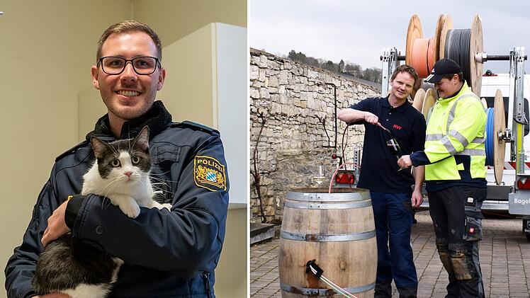 Neuer Esel-Elefant, Wein-Pipeline und Polizei-Katzen: Beste Aprilscherze in Franken