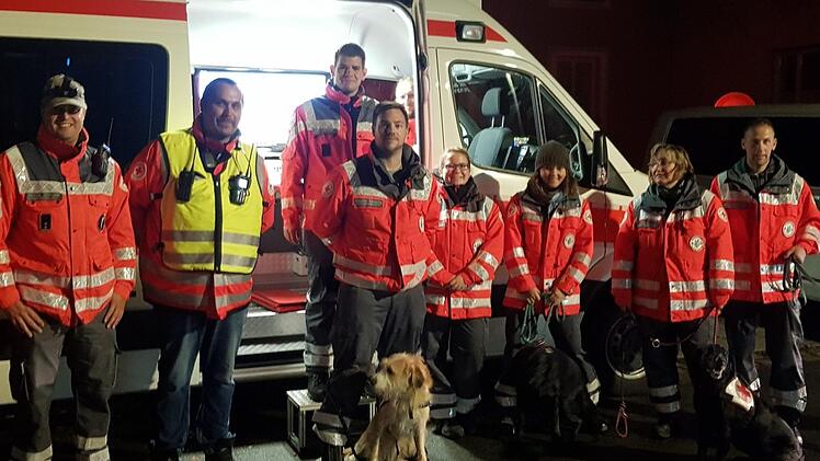 Die Coburger Rettungshundestaffel ist bereit zur Suche. Foto: privat