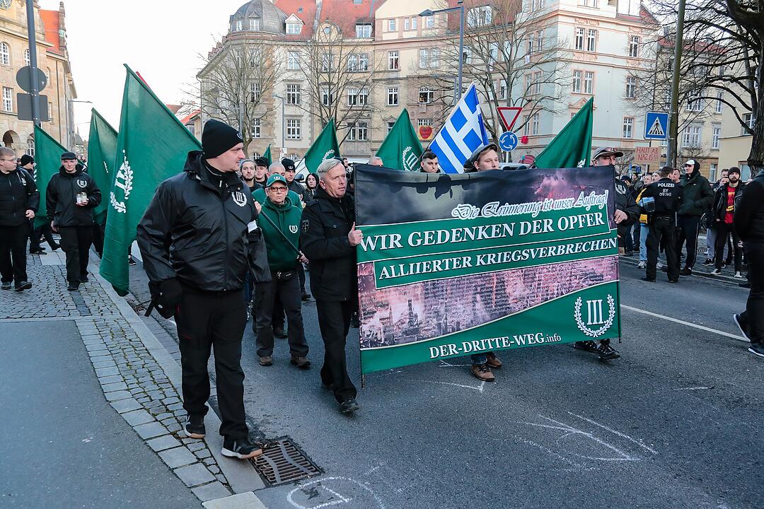 Fest der Demokratie, III. Weg und Anti-Nazi-Demonstrationen in Bamberg