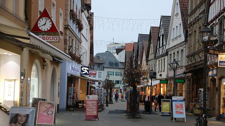 Leere Fußgängerzone statt Weihnachtstrubel Foto: Archiv/Alexander Hartmann