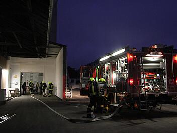 Die Feuerwehr musste am Dienstag im Pelletswerk Stadtsteinach einen Brand bekämpfen. Foto: Sonny Adam