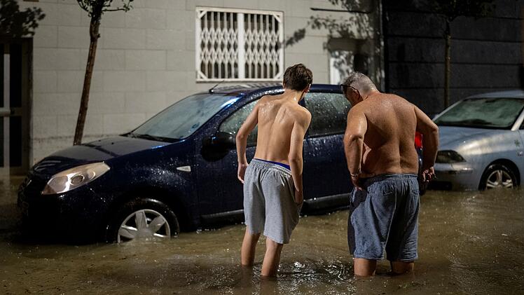 Unwetter in Spanien