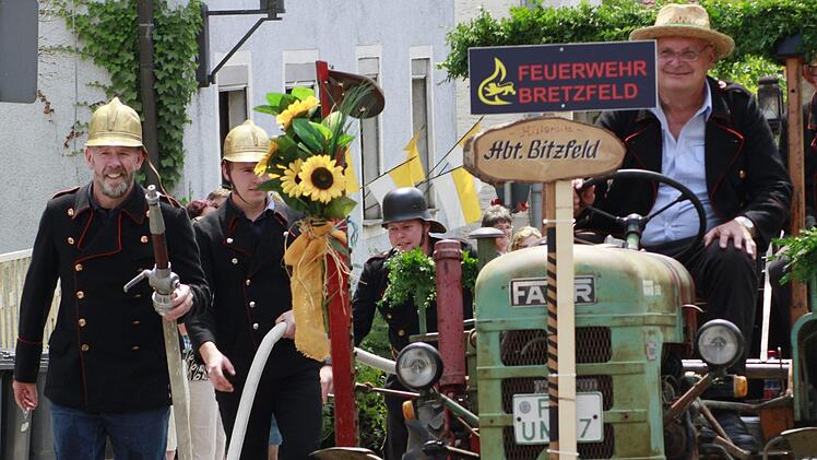 Der Festzug in Pretzfeld Foto: Andreas Hofbauer