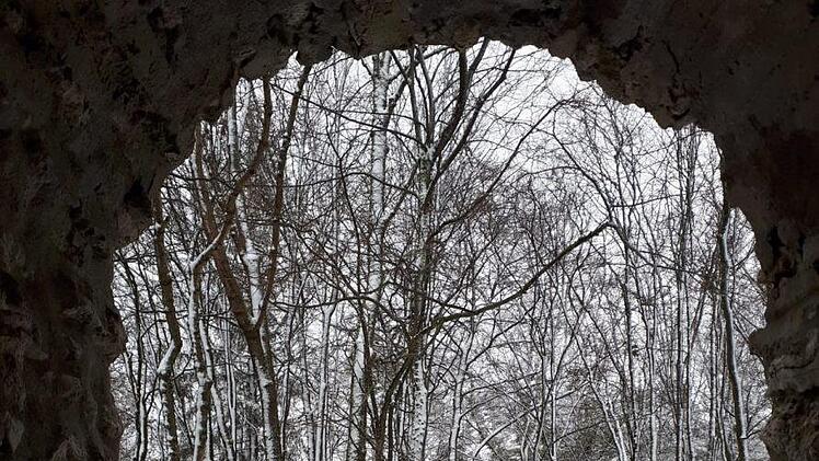 Die Schneeauflage, hier bei der Wallerwarte  nahe  Ebermannstadt, ist zu gering fürs Skifahren. Foto: Ruppert/Archiv