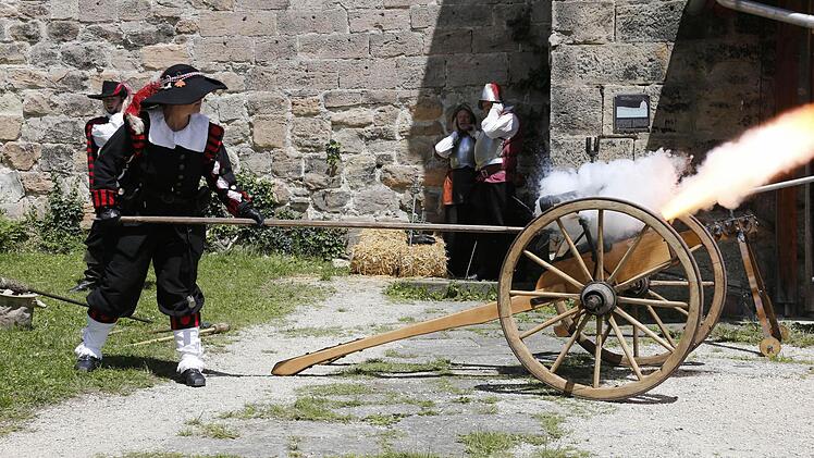 Kronach feierte sich und seine Geschichte beim Historischen Stadtspektakel. Foto: Matthias Hoch