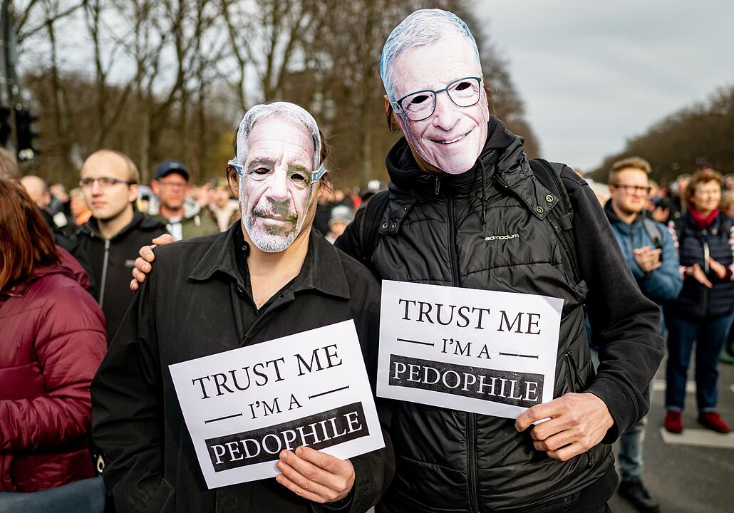 Epstein-Skandal - Demonstration Berlin