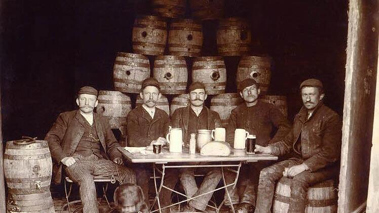 Ein Bild aus der Zeit um 1900, das aus den Beständen der einstigen Brauerei Wilde Rose stammt. Foto: pr