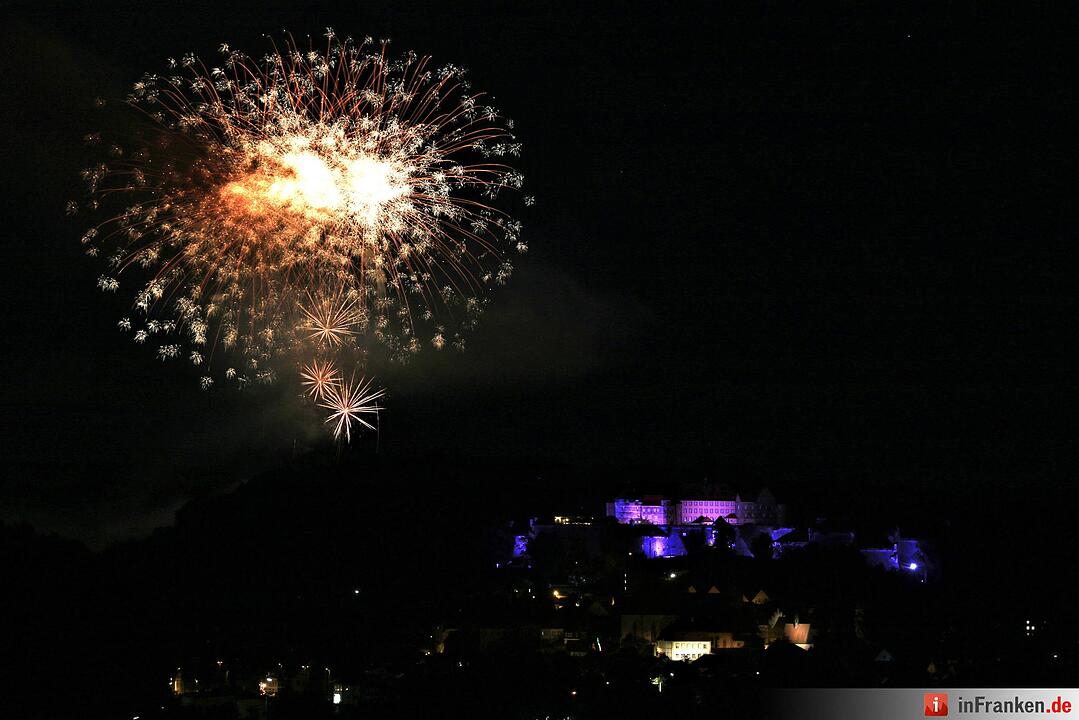 Feuerwerk am Kronacher Freischießen