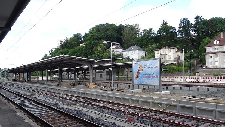 Impressionen von der Baustelle Bahnhof Coburg: Mitte Juni 2017Foto: Jochen Berger