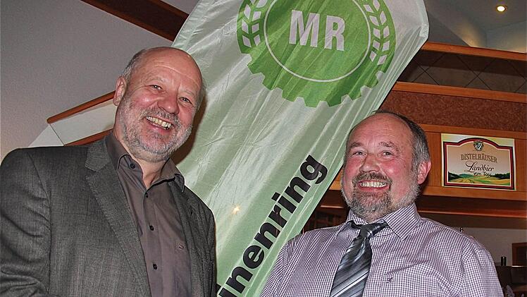 Hans-Josef Fell (links) rannte zum Thema erneuerbare Energien offene Türen bei Siegfried Brand ein.