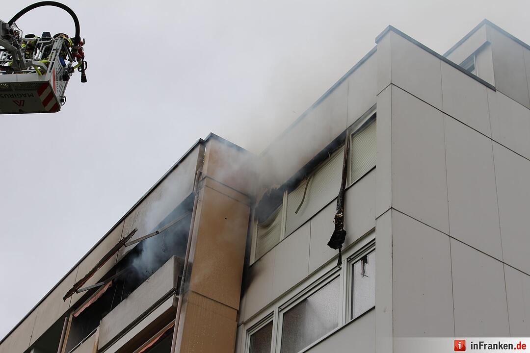 Fürth: Wohnungsbrand in der Südstadt